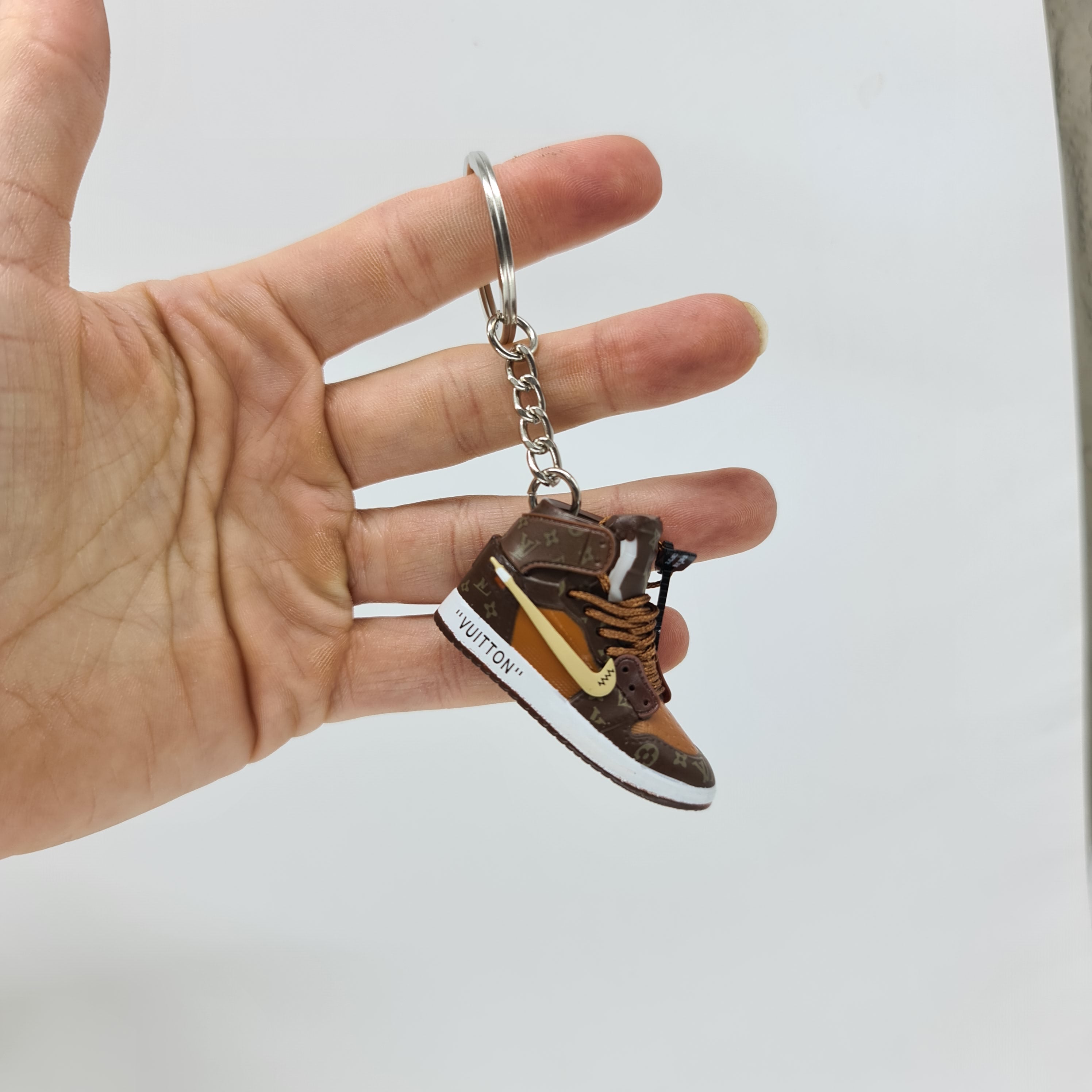 Nike/Louis Mini Shoe Keychain Single or Pair With or Without The Box